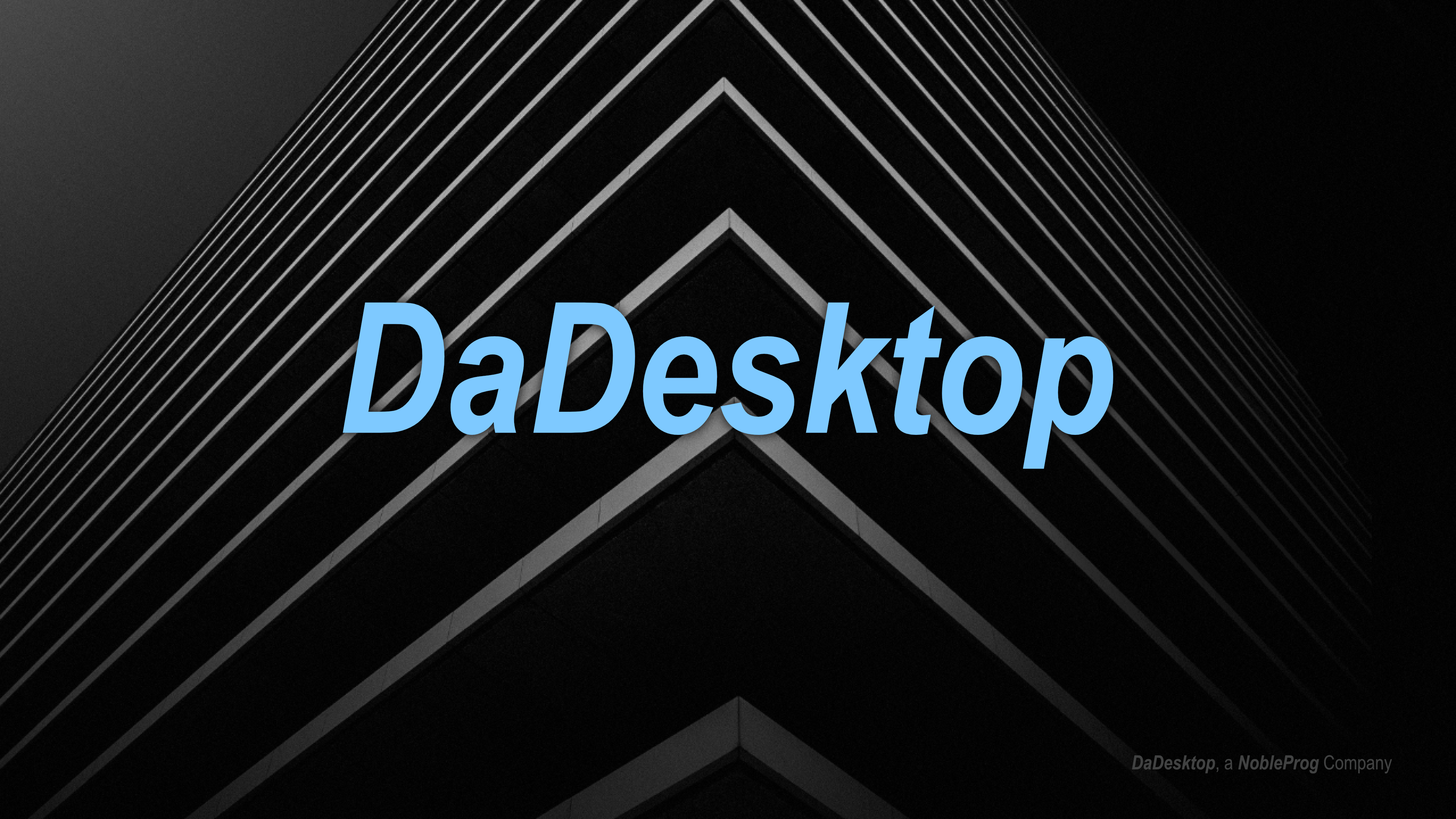 Fondo de pantalla de DaDesktop o de su propia marca