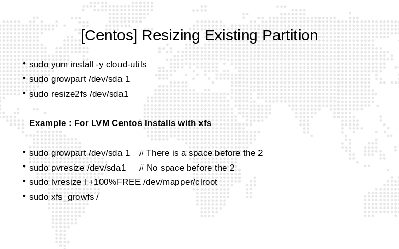 Redimensionar partición CentOS con LVM