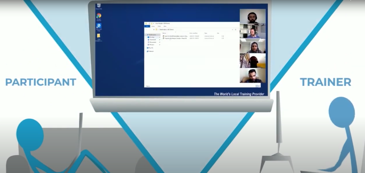  DaDesktop, y pueden controlar el Escritorio del Formador 