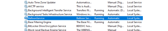BalloonSerivce para estadísticas de uso de memoria del invitado