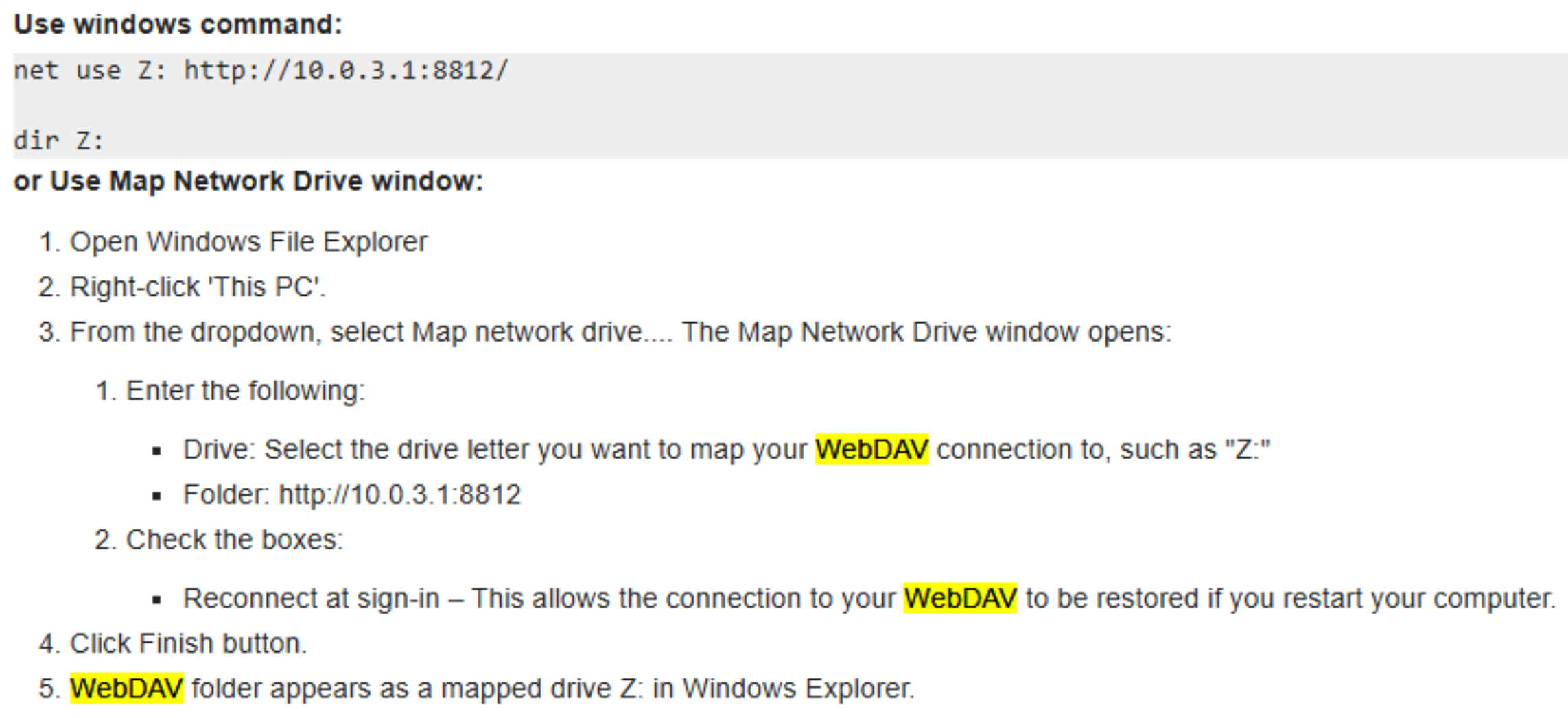 Habilitar unidad compartida en Windows