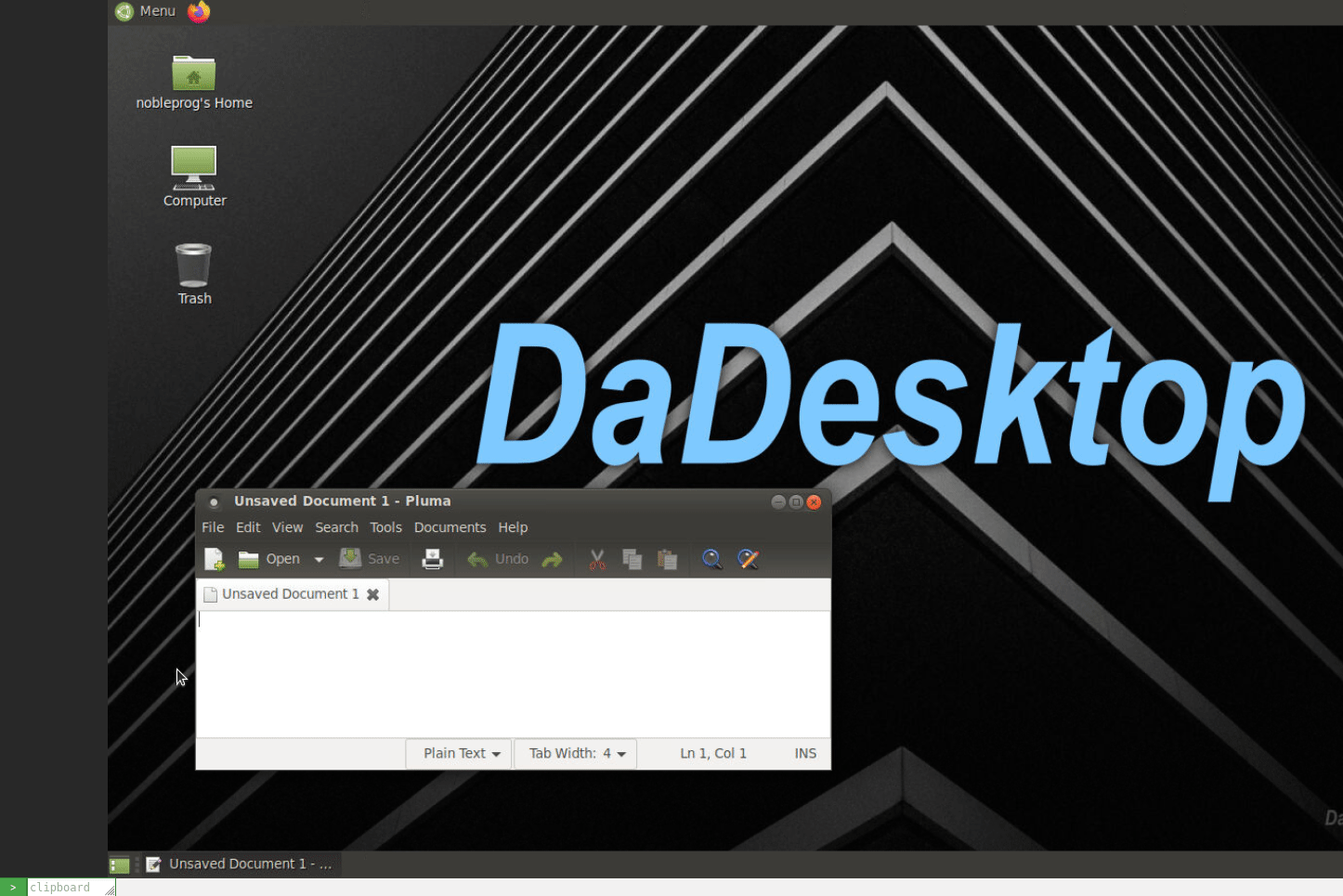 Guía del portapapeles de DaDesktop
